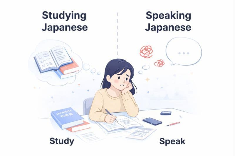 Why Studying Japanese Doesn’t Make You Speak Japanese